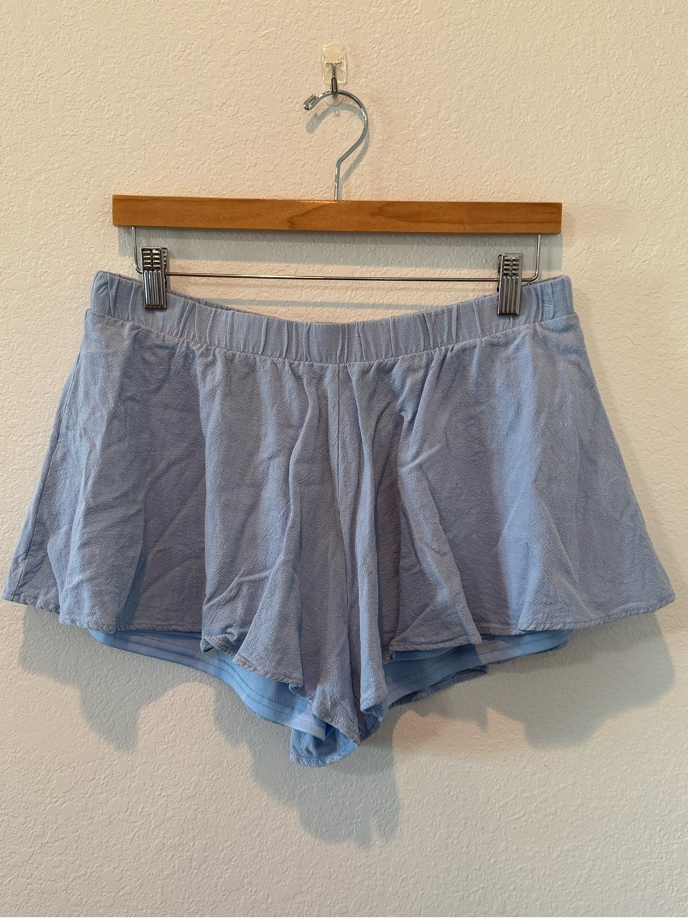 Altar'd State Light Blue Elastic Waist Skort